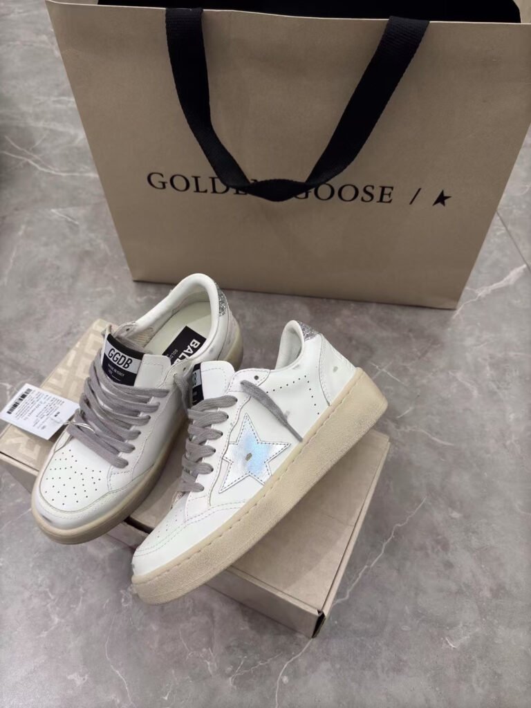 Golden Goose Unisex Distressed Sneakers detail 5