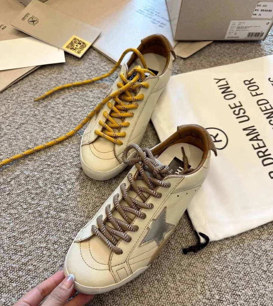 Golden Goose Unisex Distressed Sneakers detail image 5