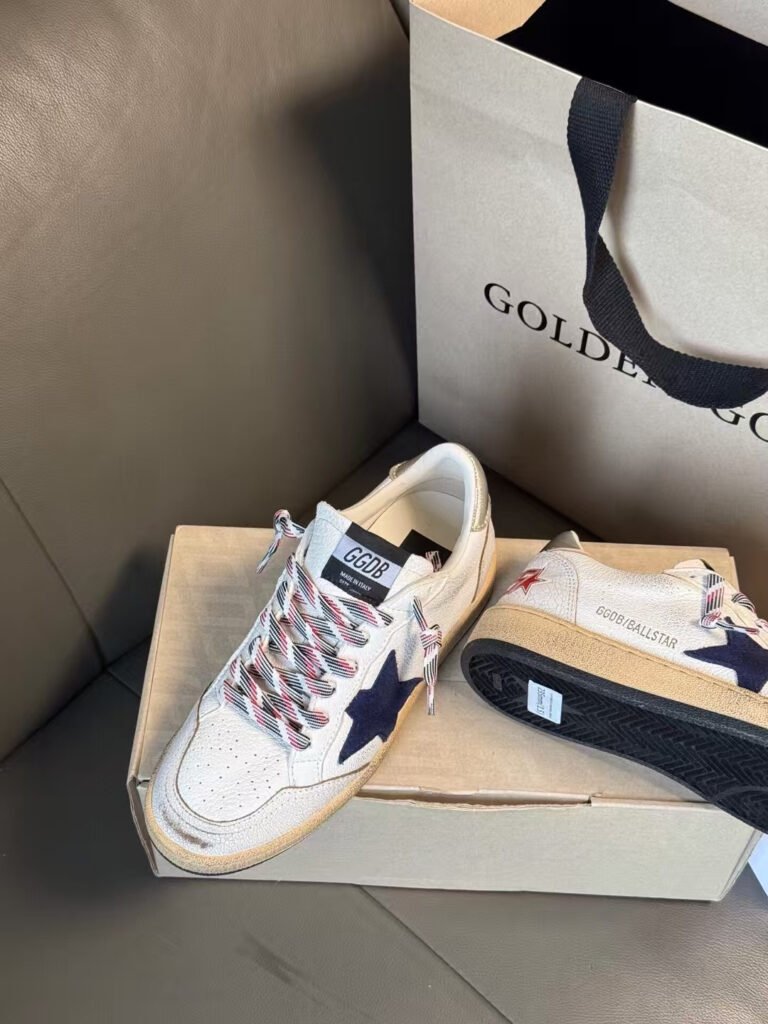 Golden Goose Unisex Distressed Sneakers detail image 5