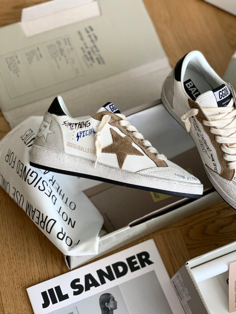Golden Goose Unisex Distressed Sneakers detail 5