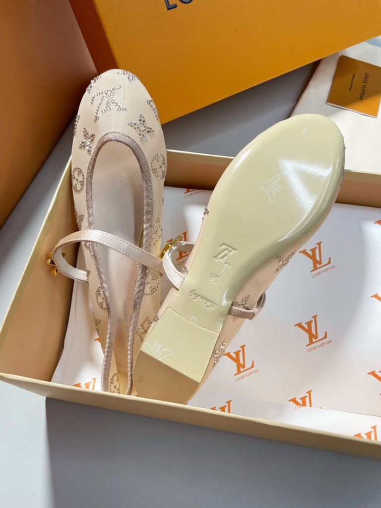 Louis Vuitton Women's Crystal-Embellished Sneakers detail image 5