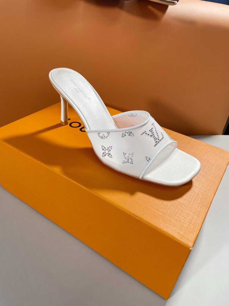 Louis Vuitton Women's Crystal-Embellished Sneakers detail image 5