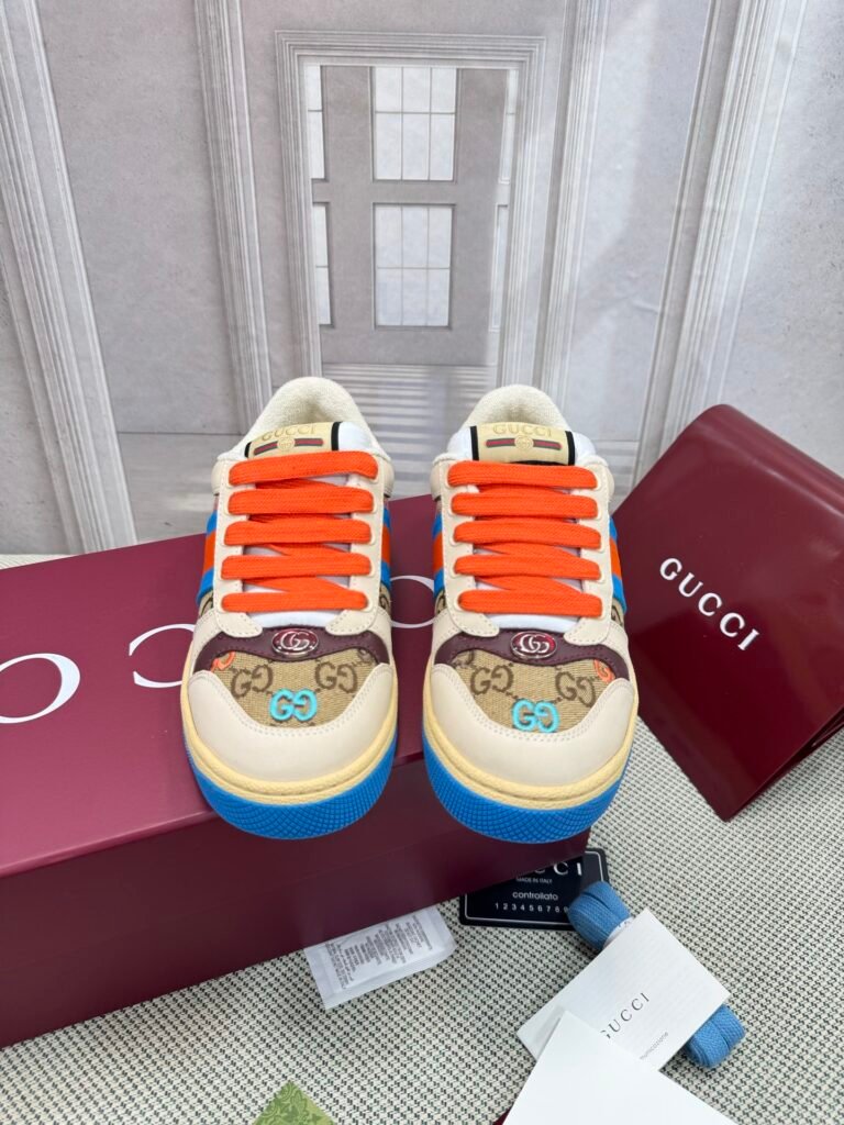 Gucci Women's Distressed Sneakers detail image 5