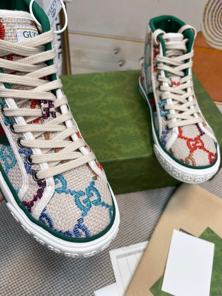 Gucci Unisex High-Top Sneakers detail 5