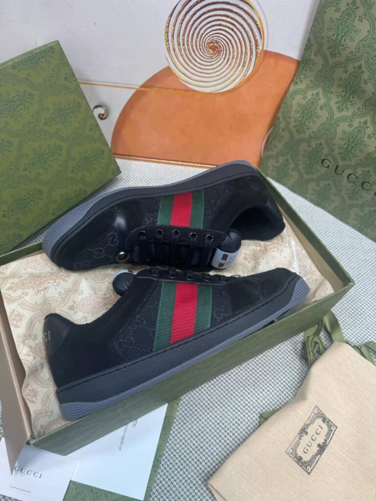 Gucci Women's Distressed Sneakers detail 5