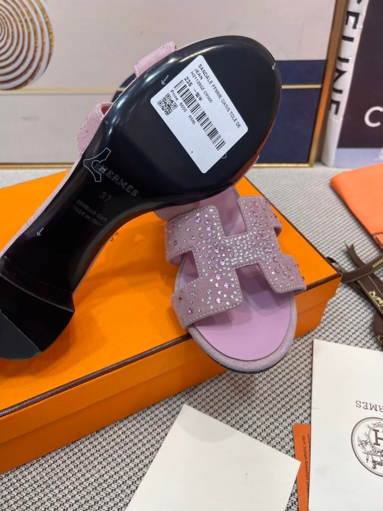 Hermès Unisex Slides detail 5
