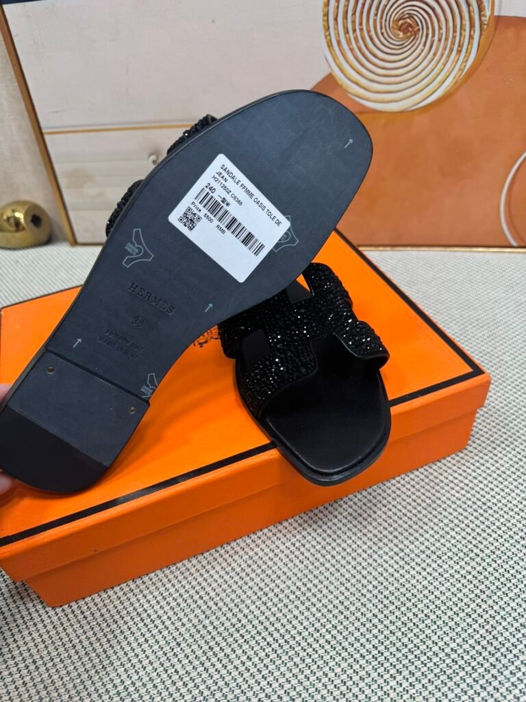 Hermès Unisex Slides detail 5