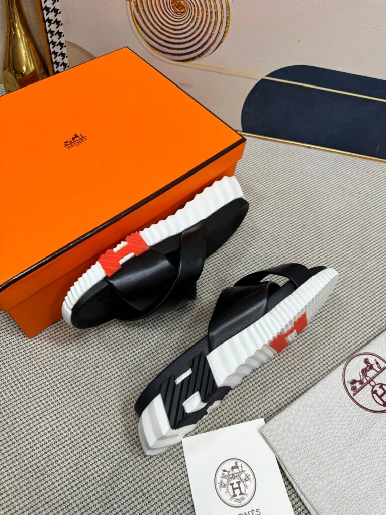 Hermès Unisex Slides detail 5