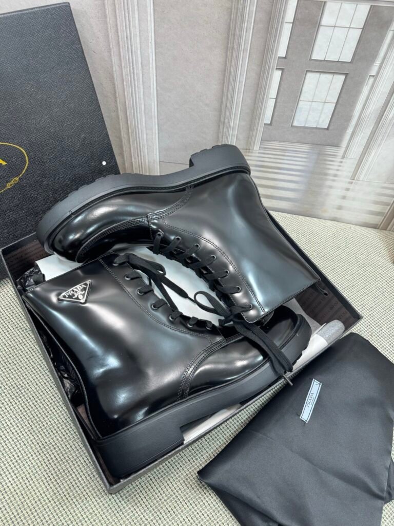 Prada Men's Ankle Boots detail image 5