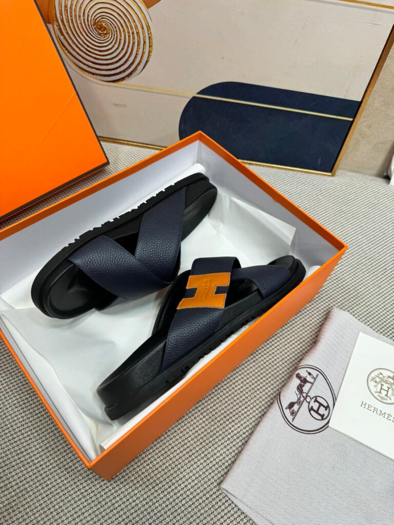 Hermès Unisex Slides detail 5