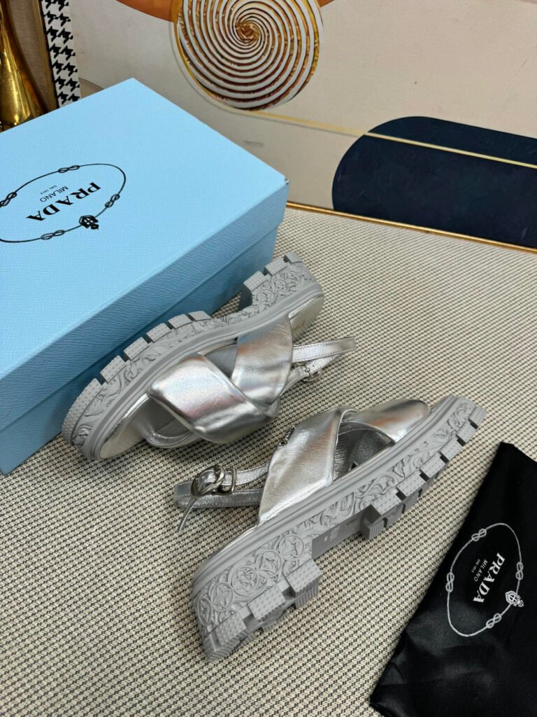 Prada Unisex Platform Sneakers detail 5