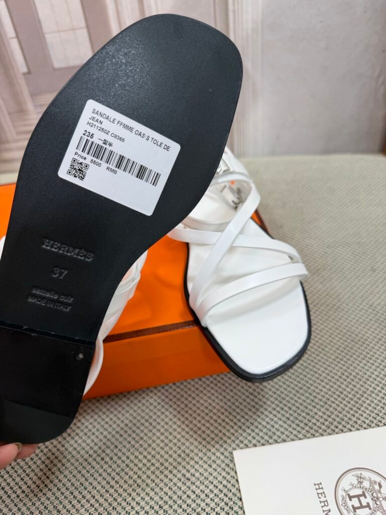 Hermès Unisex Slides detail 5