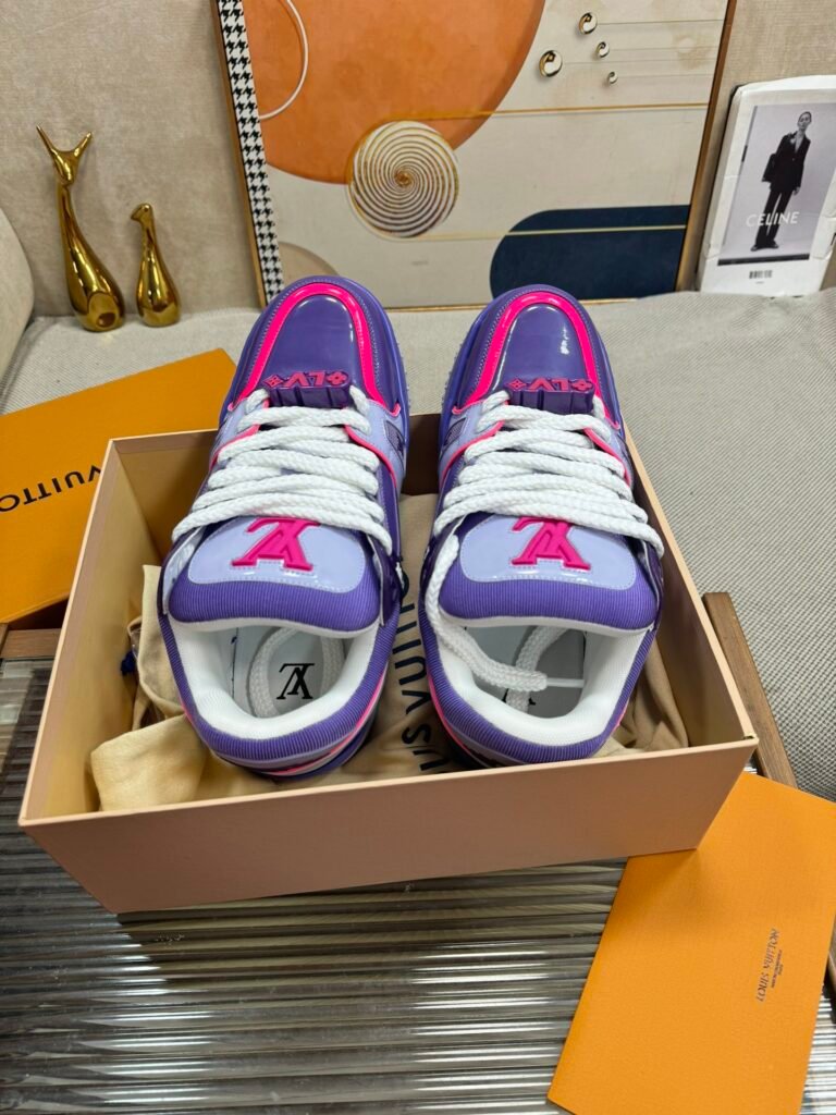 Louis Vuitton Unisex Basketball Sneakers detail 5