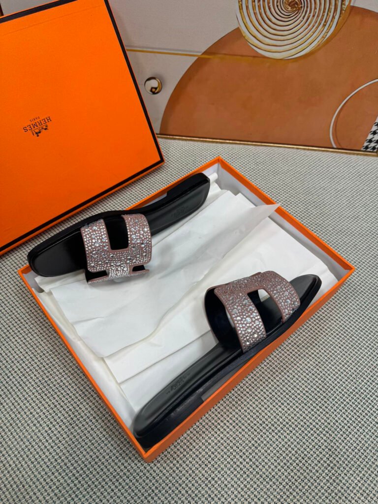 Hermès Unisex Slides detail 5