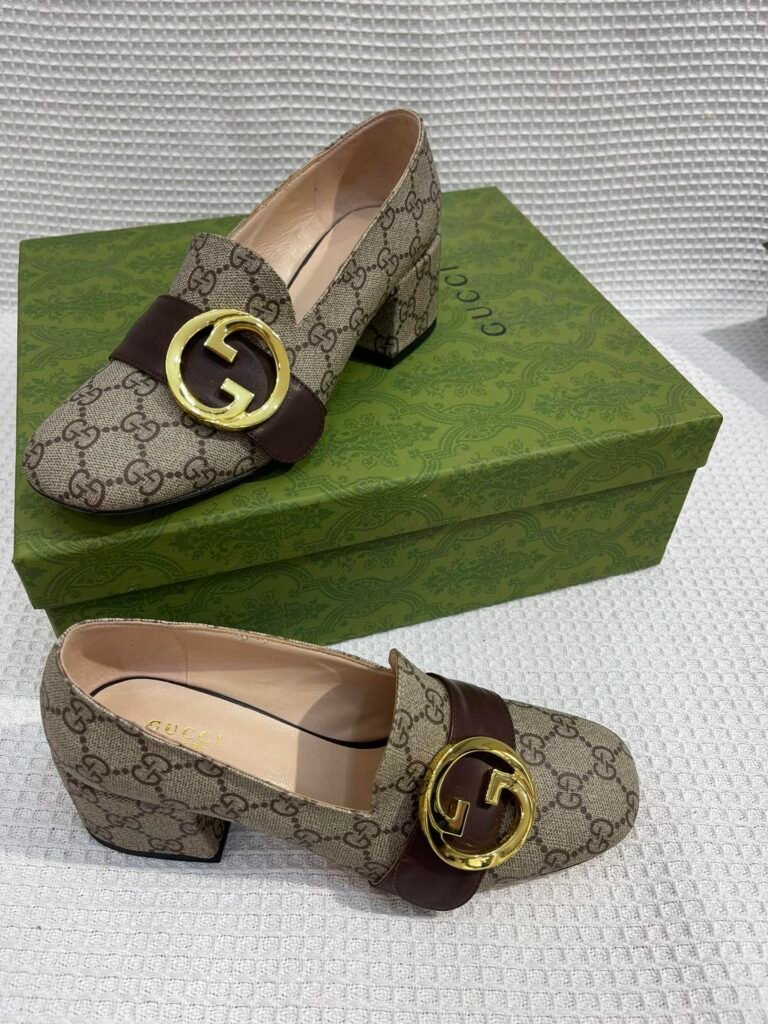 Gucci Unisex Leather-Sole Shoes detail 5