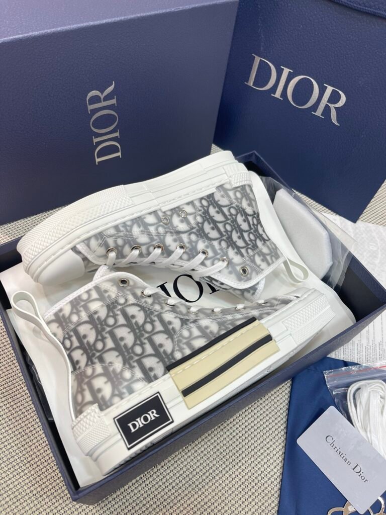 Dior Unisex High-Top Sneakers detail 5