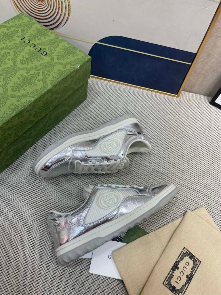 Gucci Unisex Distressed Sneakers detail 5