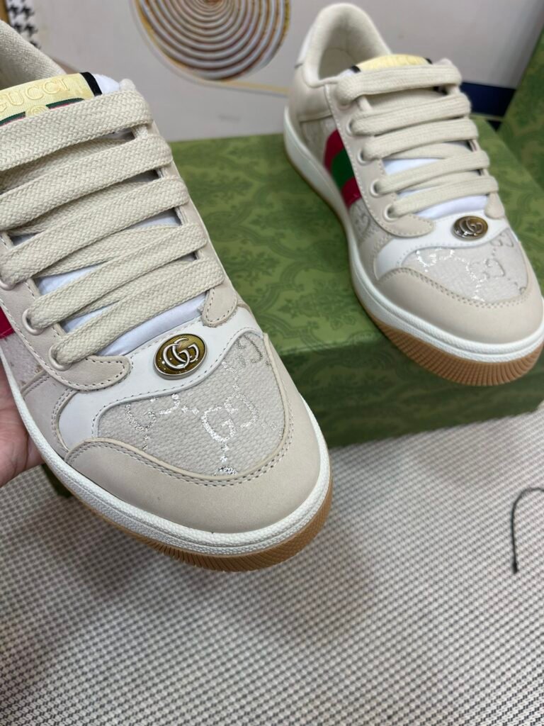 Gucci Unisex Distressed Sneakers detail 6