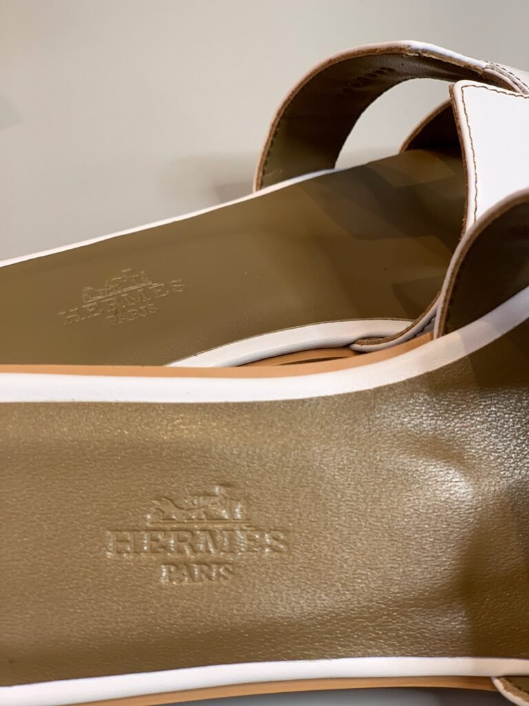 Hermès Unisex Slides detail 6