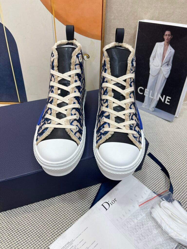 Dior Unisex High-Top Sneakers detail 6