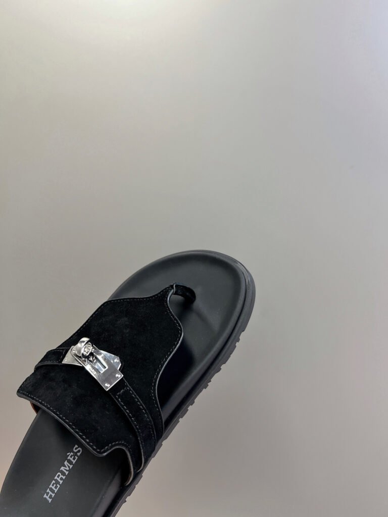 Hermès Unisex Slides detail 6
