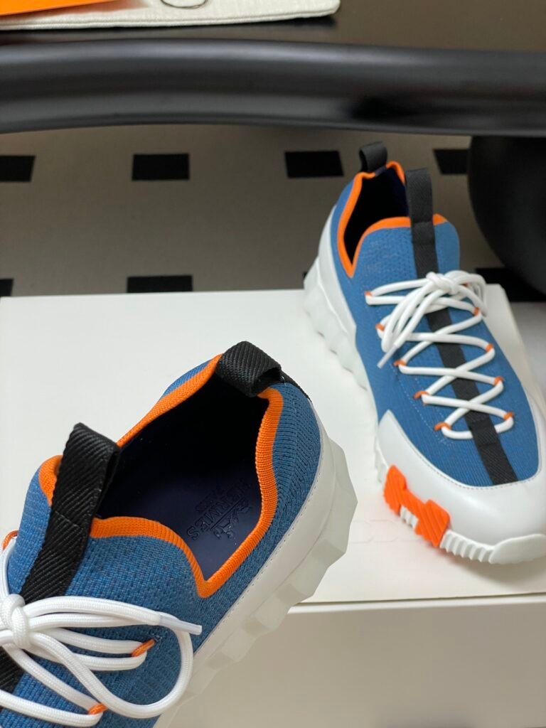 Hermès Unisex White Low-Top Sneakers detail 6