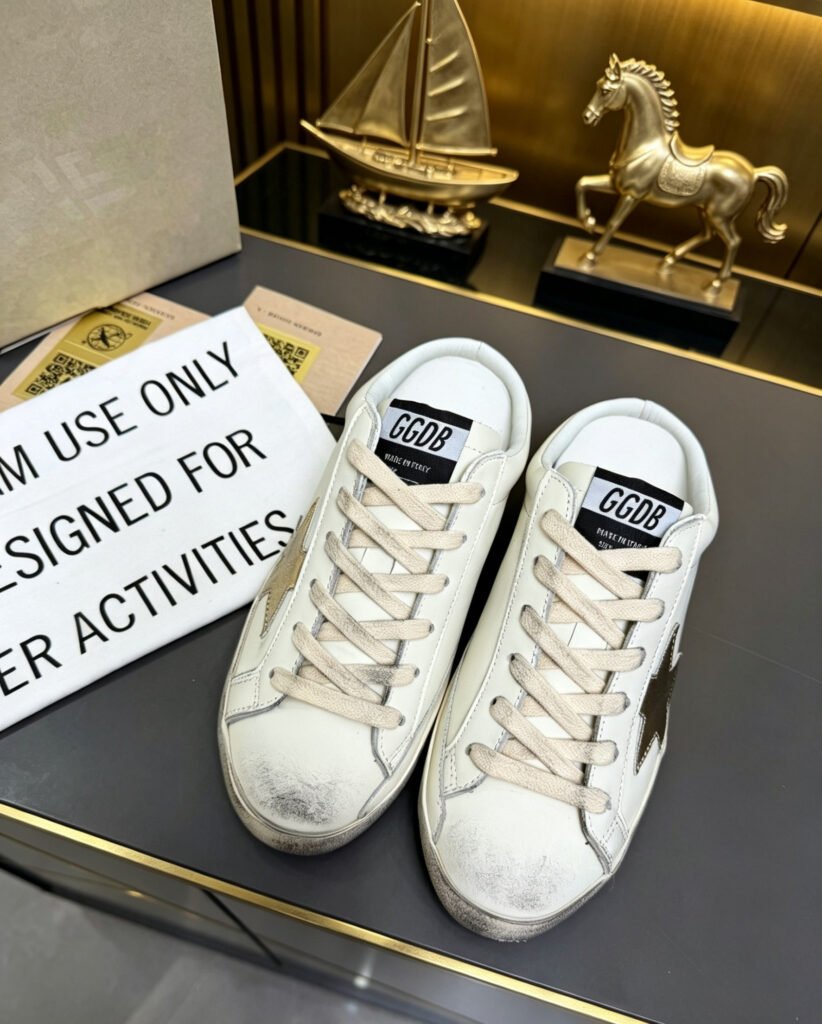 Golden Goose Unisex Distressed Sneakers detail image 6