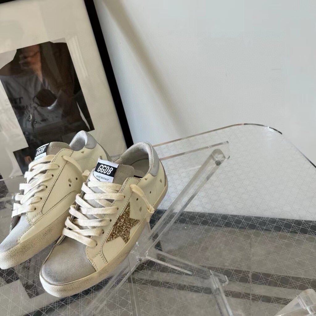 Golden Goose Unisex Distressed Sneakers detail 6