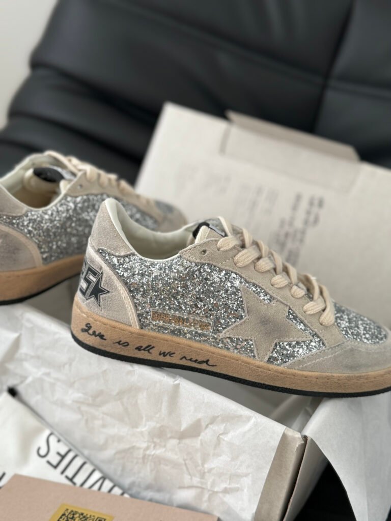 Golden Goose Unisex Distressed Sneakers detail 6