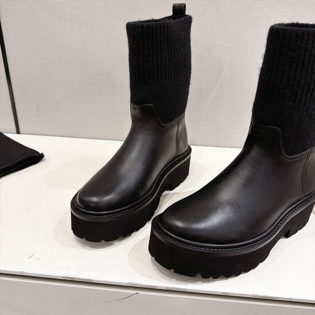 Celine Unisex Combat Boots detail 6