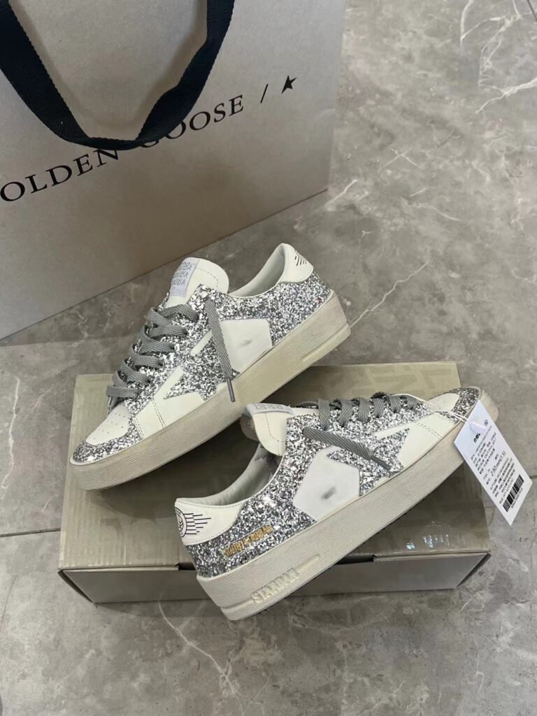 Golden Goose Unisex Distressed Sneakers detail 6