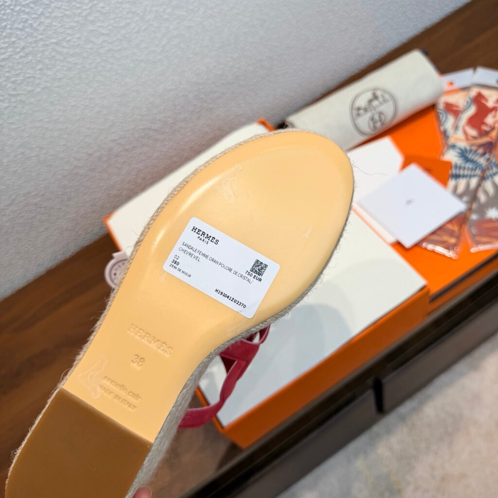 Hermès Unisex Slides detail 6