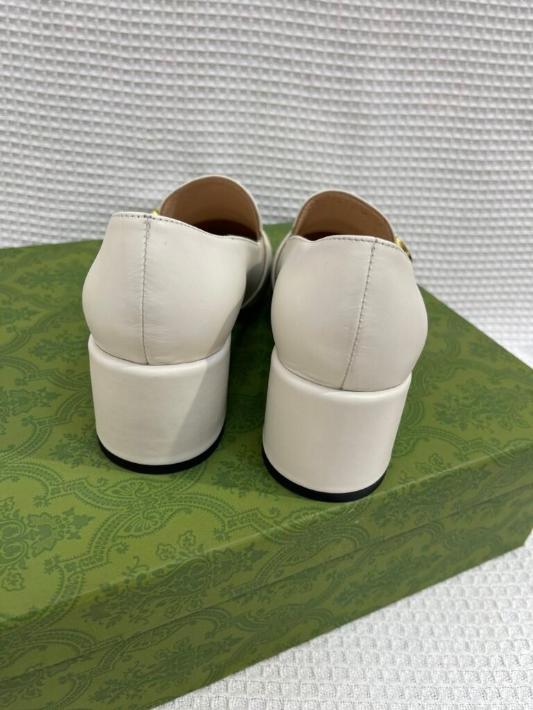 Gucci Unisex Leather-Sole Shoes detail 6