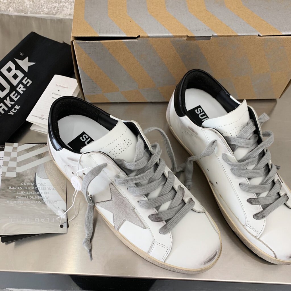 Golden Goose Unisex Distressed Sneakers detail image 6