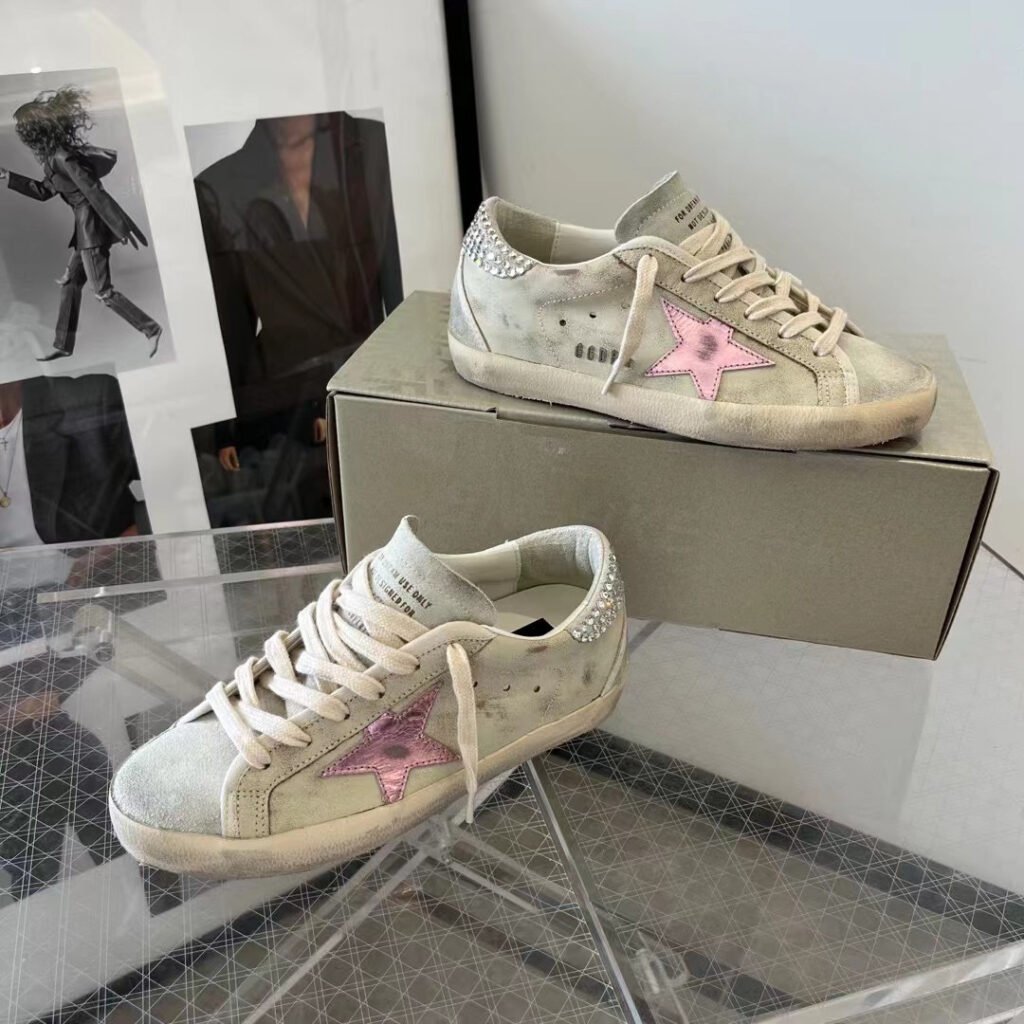 Golden Goose Unisex Distressed Sneakers detail image 6