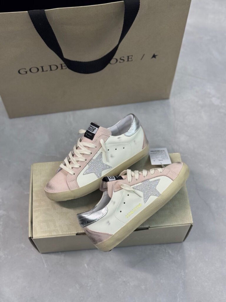 Golden Goose Unisex Distressed Sneakers detail 6