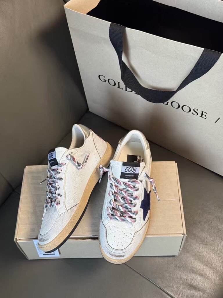 Golden Goose Unisex Distressed Sneakers detail image 6