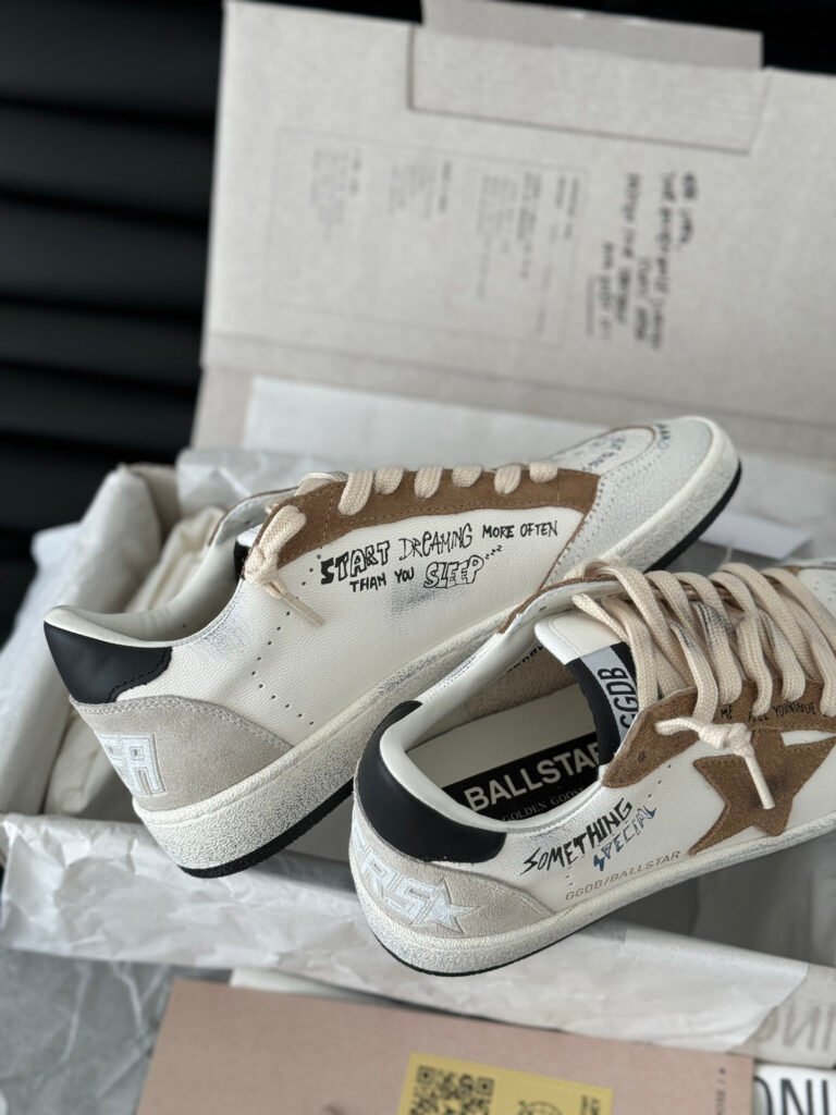 Golden Goose Unisex Distressed Sneakers detail 6