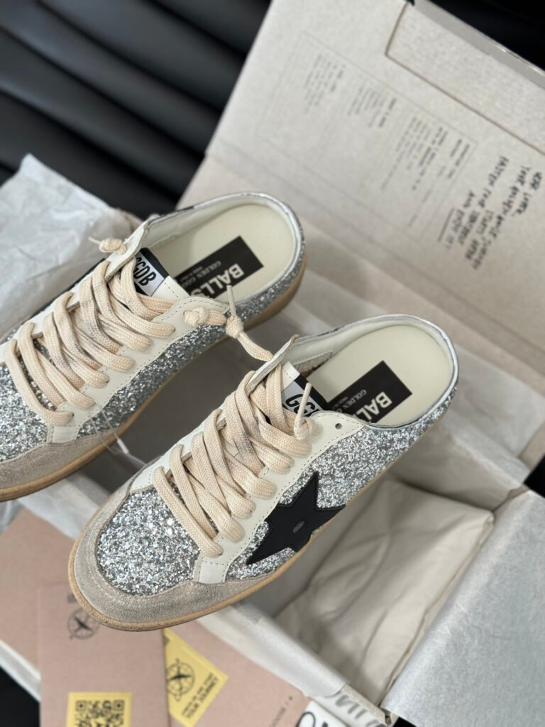 Golden Goose Unisex Distressed Sneakers detail image 6