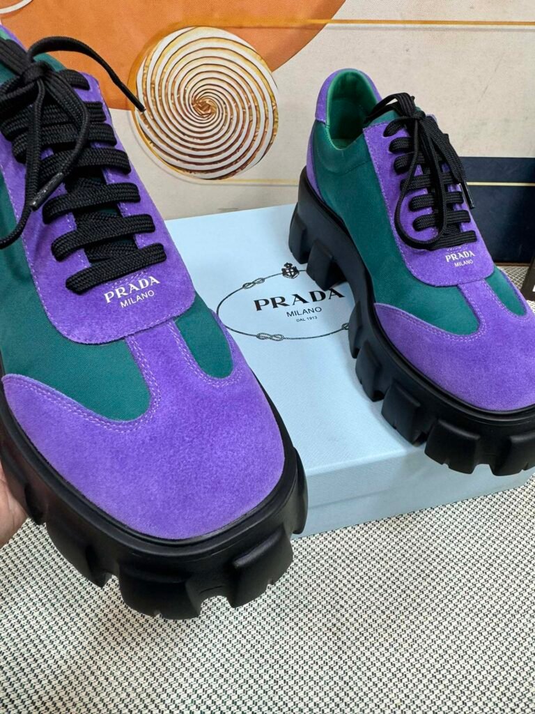 Prada Unisex Platform Sneakers detail image 6
