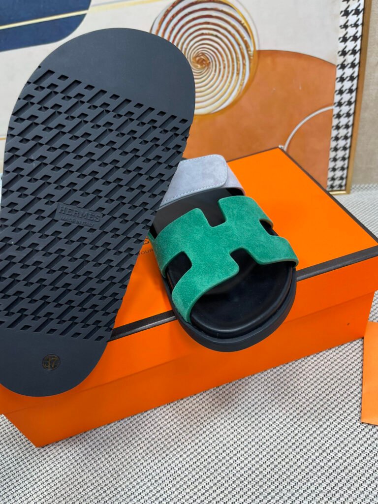 Hermès Unisex Slides detail 6