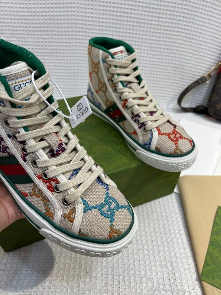 Gucci Unisex High-Top Sneakers detail 6