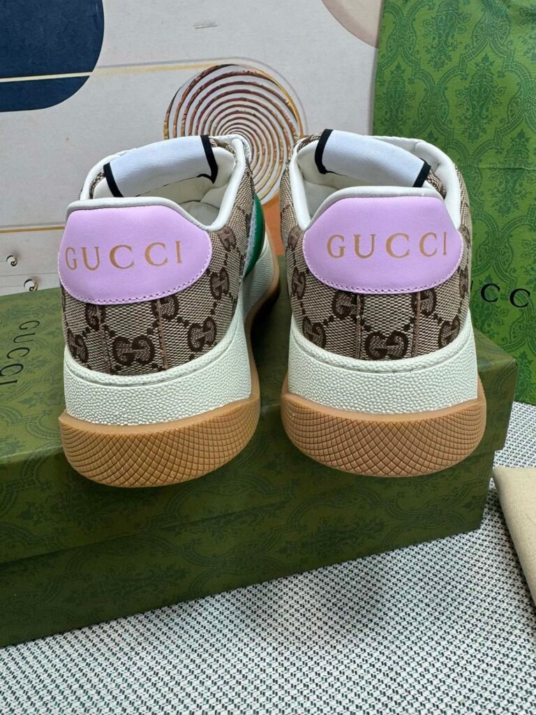 Gucci Unisex Distressed Sneakers detail image 6