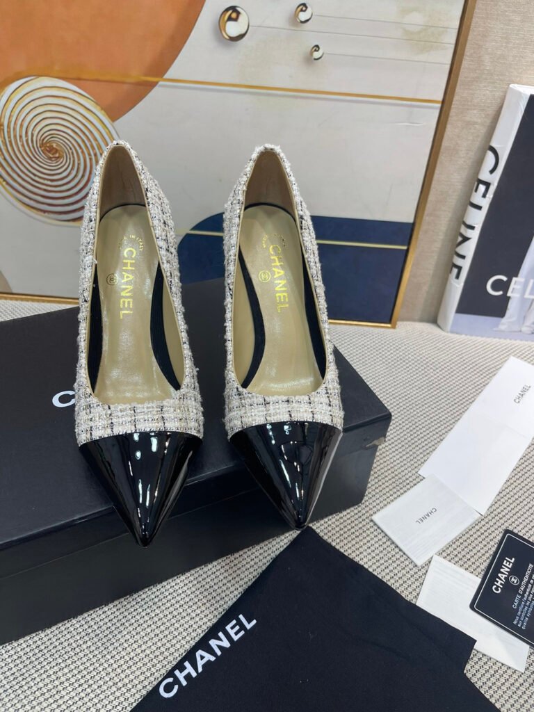 Chanel Women's Leather-Sole Shoes detail 6