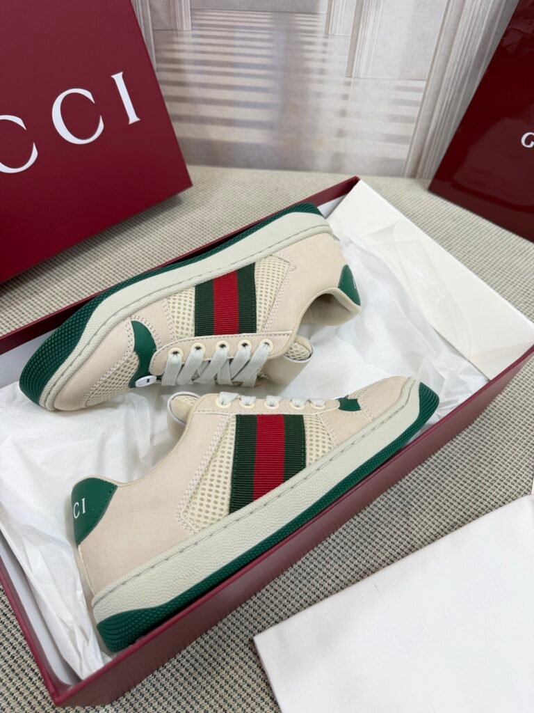 Gucci Unisex Distressed Sneakers detail 6