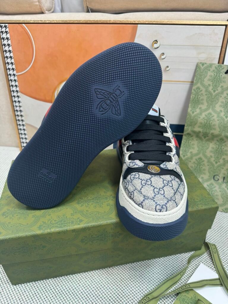 Gucci Unisex Distressed Sneakers detail 6