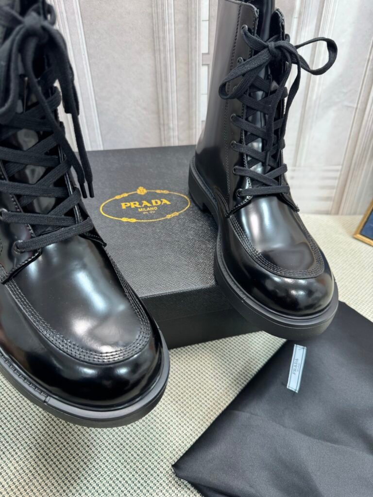 Prada Men's Ankle Boots detail image 6