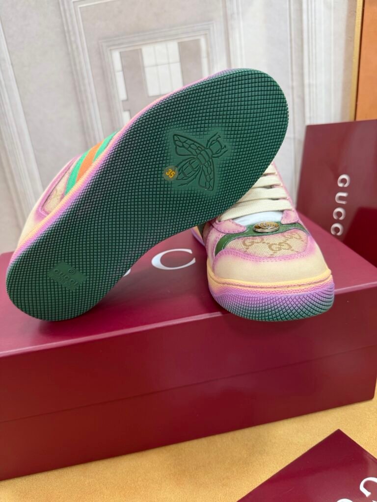 Gucci Women's Distressed Sneakers detail 6