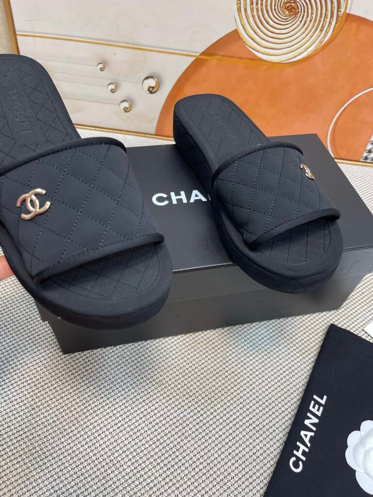 Chanel Women's Platform Sneakers detail 6