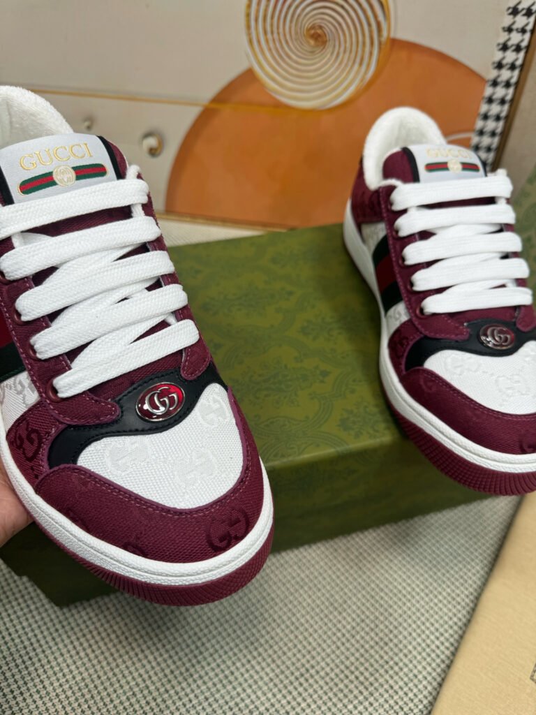 Gucci Women's Distressed Sneakers detail 6